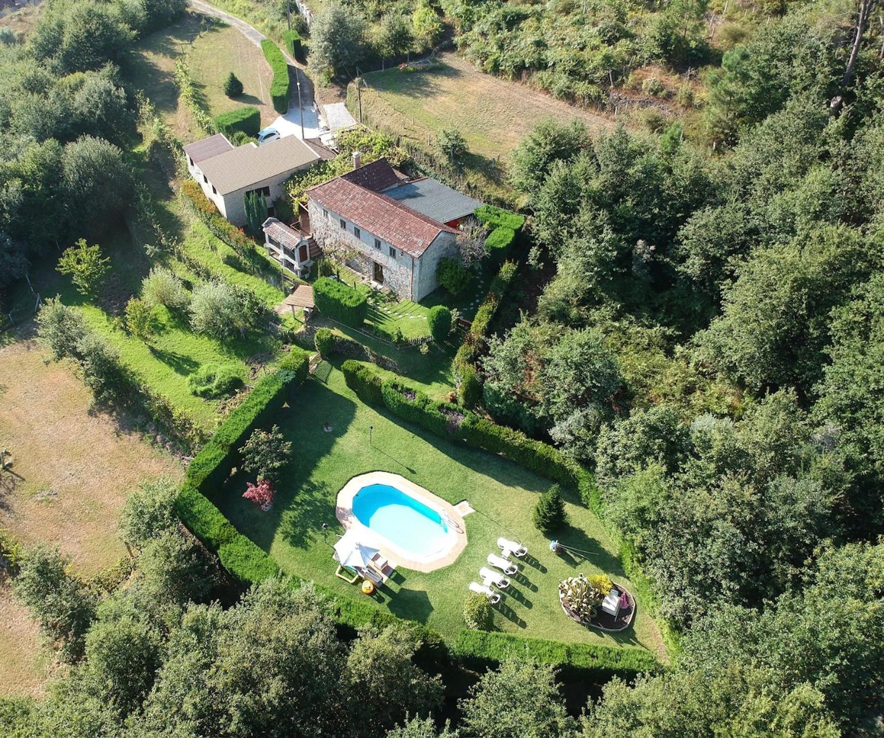 Casa Rural O Carballo Da Pedra La Caniza Dış mekan fotoğraf