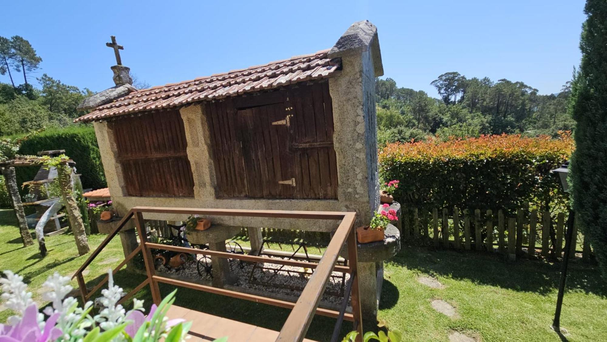 Casa Rural O Carballo Da Pedra La Caniza Dış mekan fotoğraf